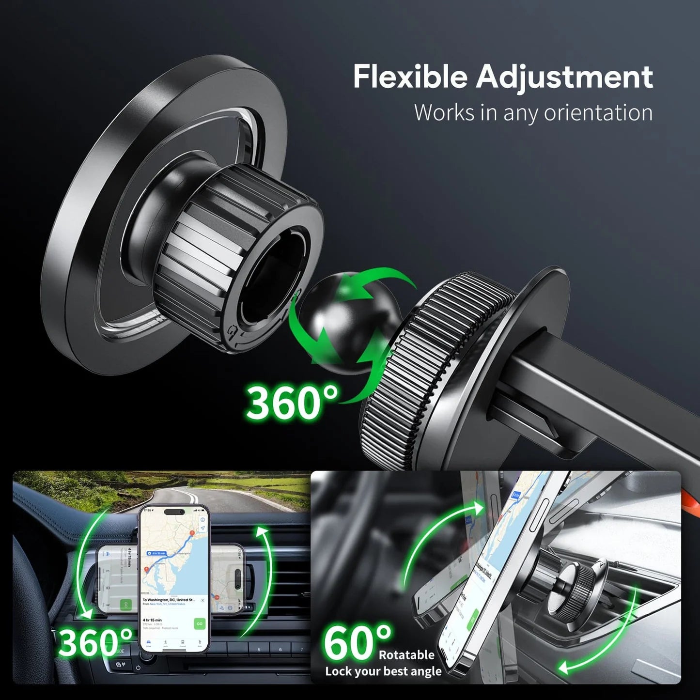 Air Vent Magnetic Car Phone Holder