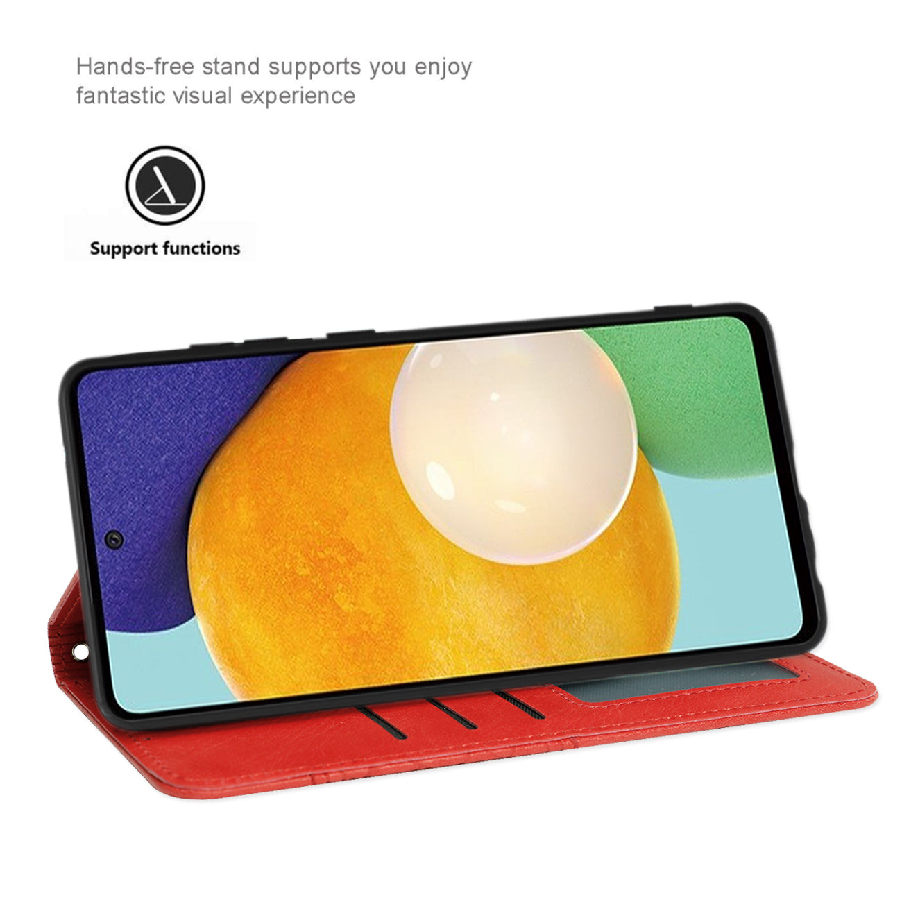 Reiko Apple iPhone 12 Pro Max 3-In-1 Wallet Case In Red