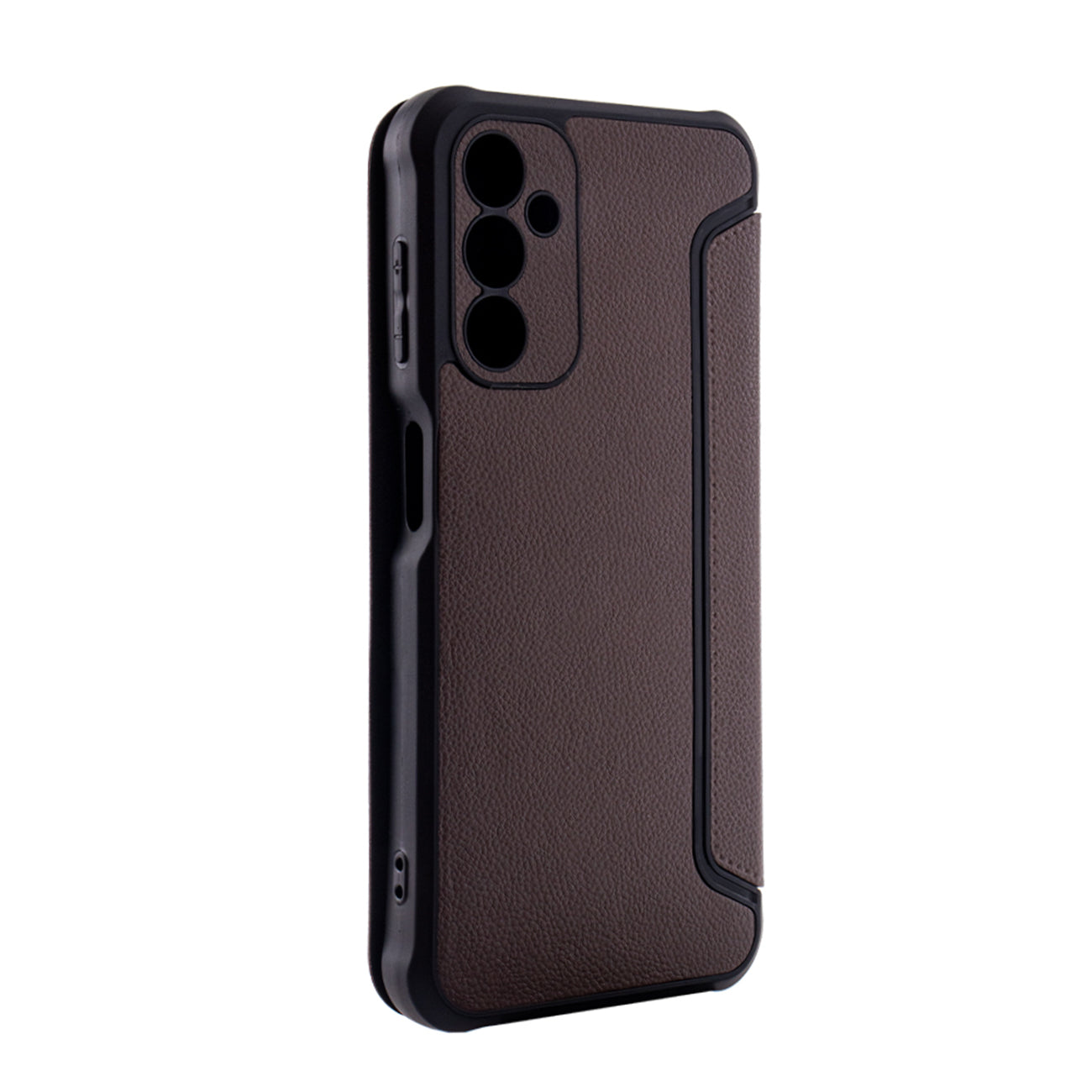 Magnetic wallet Leather phone case For Samsung Galaxy A14 5G In Black – Reiko Magnetic wallet Leather phone case For Samsung Galaxy A14 5G In Black – Reiko