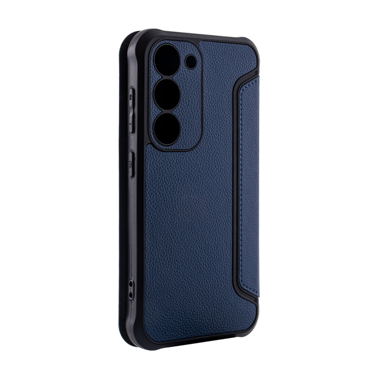 Magnetic wallet Leather phone case For Samsung Galaxy S24 Plus In Navy (FC36-SAMS24PNV)