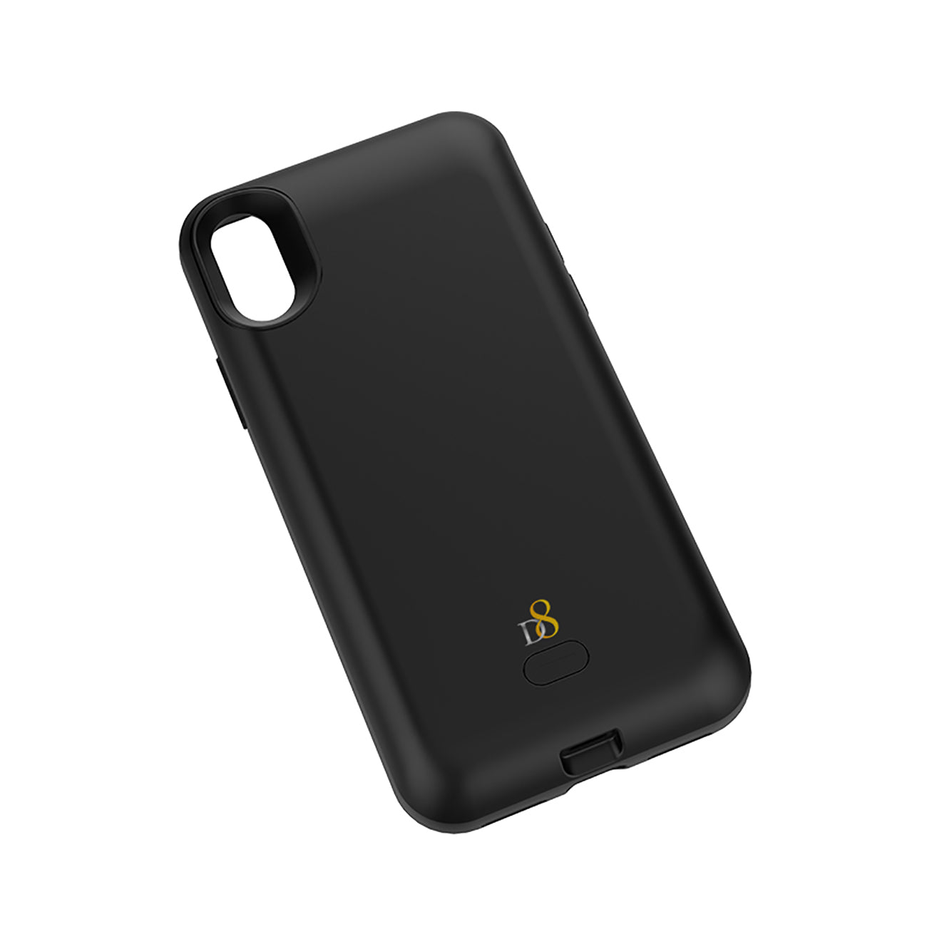 iPhone X Battery Case with Qi Wireless Charging, Support Lightning headphones, Real 3000mAh Rechargeable Extended Protective Battery Charging Case for iPhone X In Black
