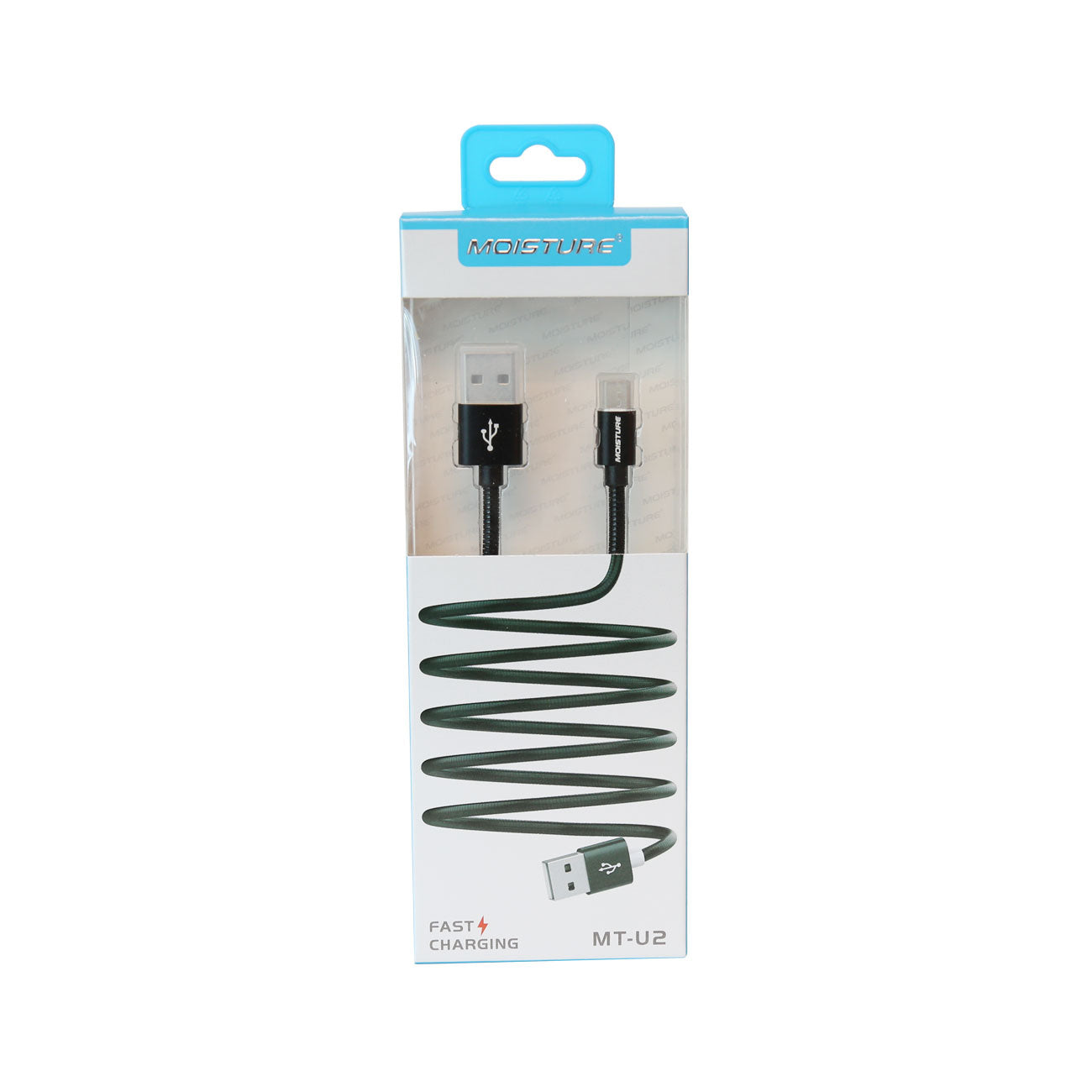 Moisture 2.6A Premium Full Hi-Speed Data Cable In Black