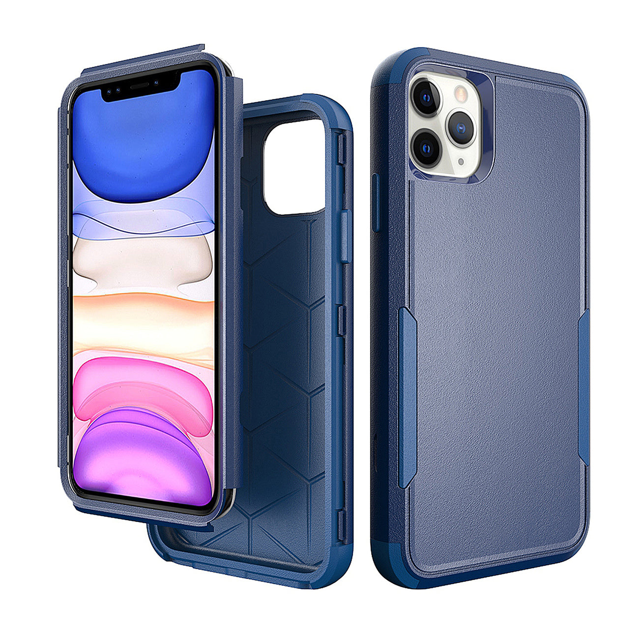 3in1 Hybrid Heavy Duty Defender Rugged Armor Case For APPLE IPHONE 11 – Reiko 3in1 Hybrid Heavy Duty Defender Rugged Armor Case For APPLE IPHONE 11 – Reiko