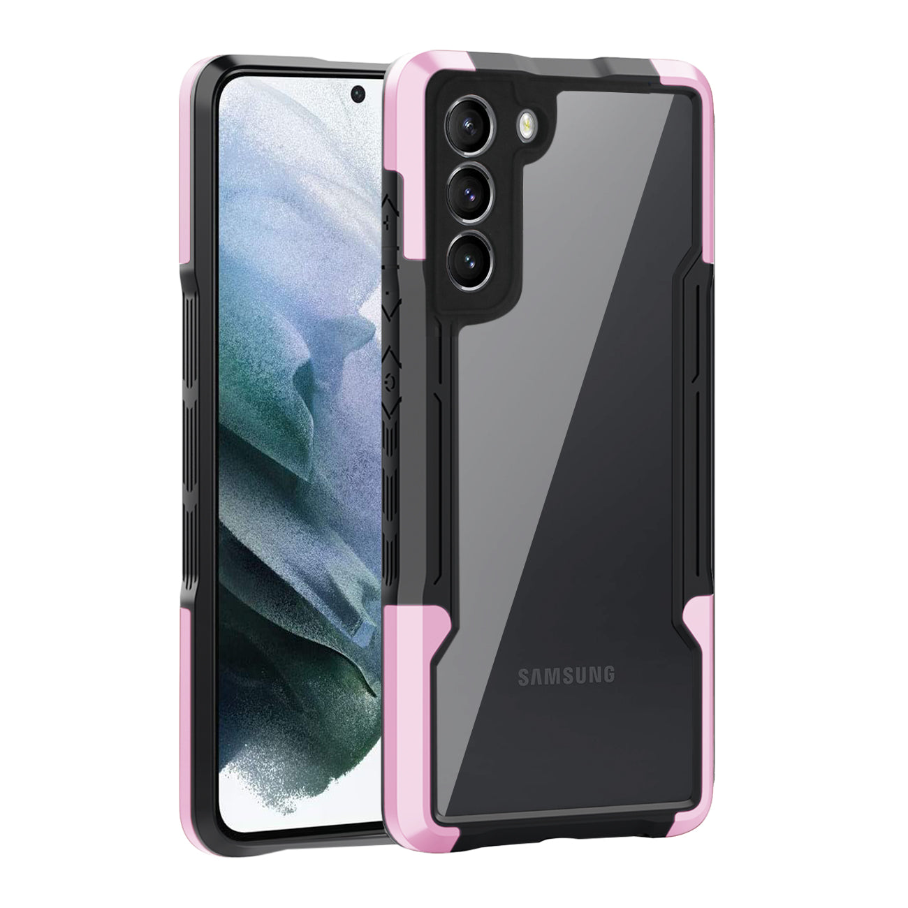 Shockproof Excellent Grip with Silky Feeling for Samsung Galaxy S21/S30 Plus In Pink