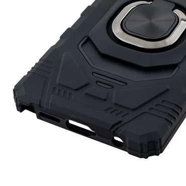 Kickstand Ring Holder TPU Shockproof Case for Motorola Moto G Power 5G (2024) in RED