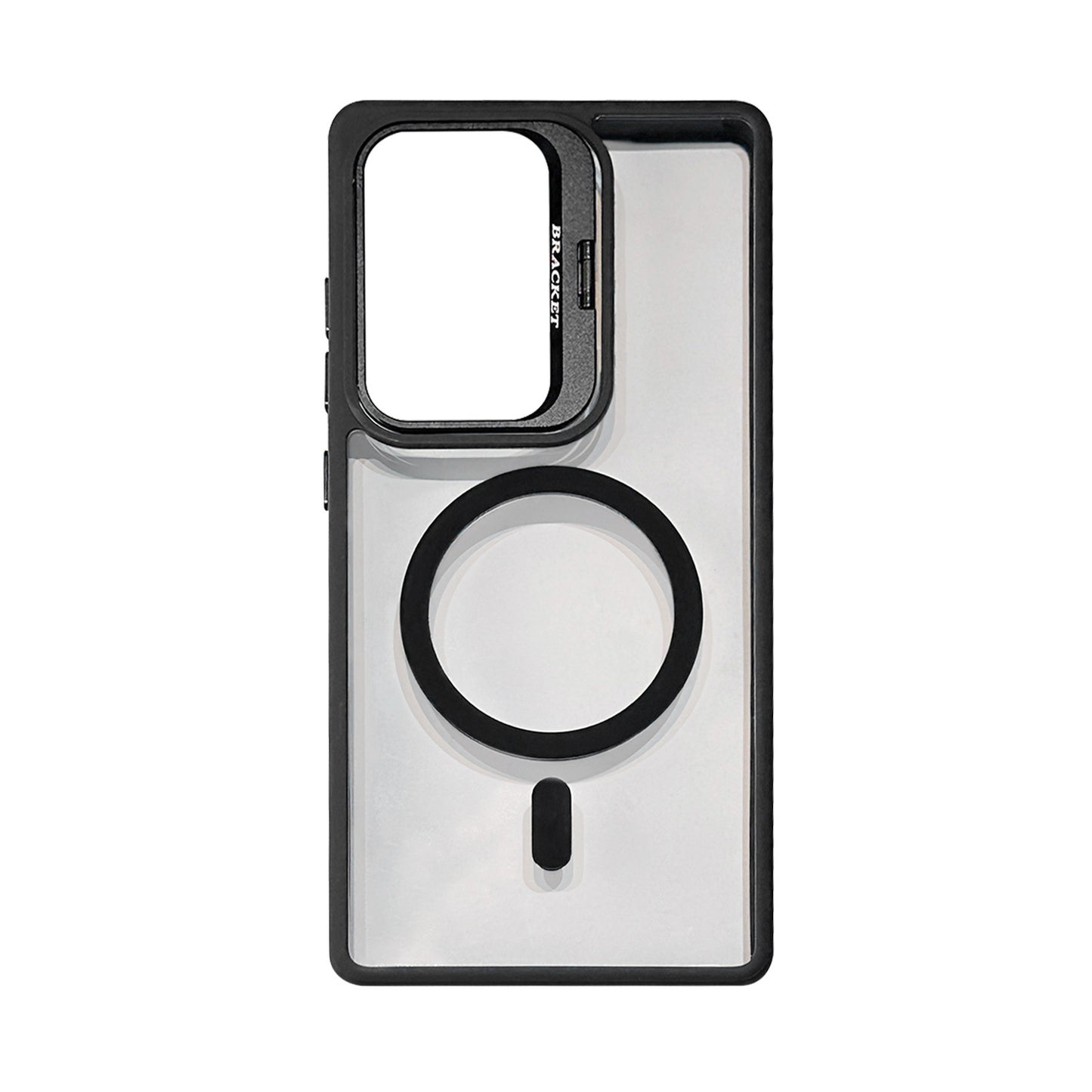 Magnetic Phone Case with Built-in Invisible Kickstand Compatible with Samsung Galaxy S25 ULTRA (PC70-SAMS25UBK))