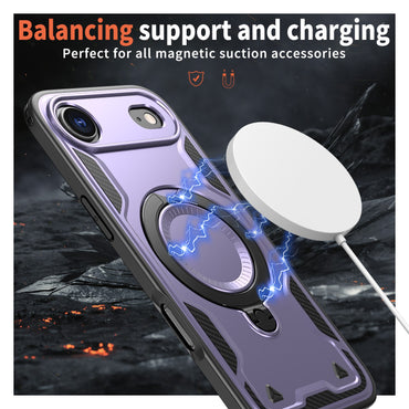 Reiko 360-degree Rotating Magnetic Versatile Stand Purple Compatible with iPhone 17 AIR, SKU: PC73-IPH17AIRPP