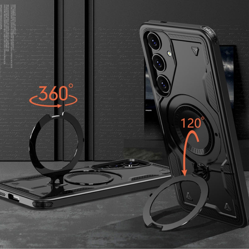 Reiko 360¡ã Rotating Magnetic Versatile Stand Purple Compatible with SAMSUNG A26 , PC73-SAMA26PP