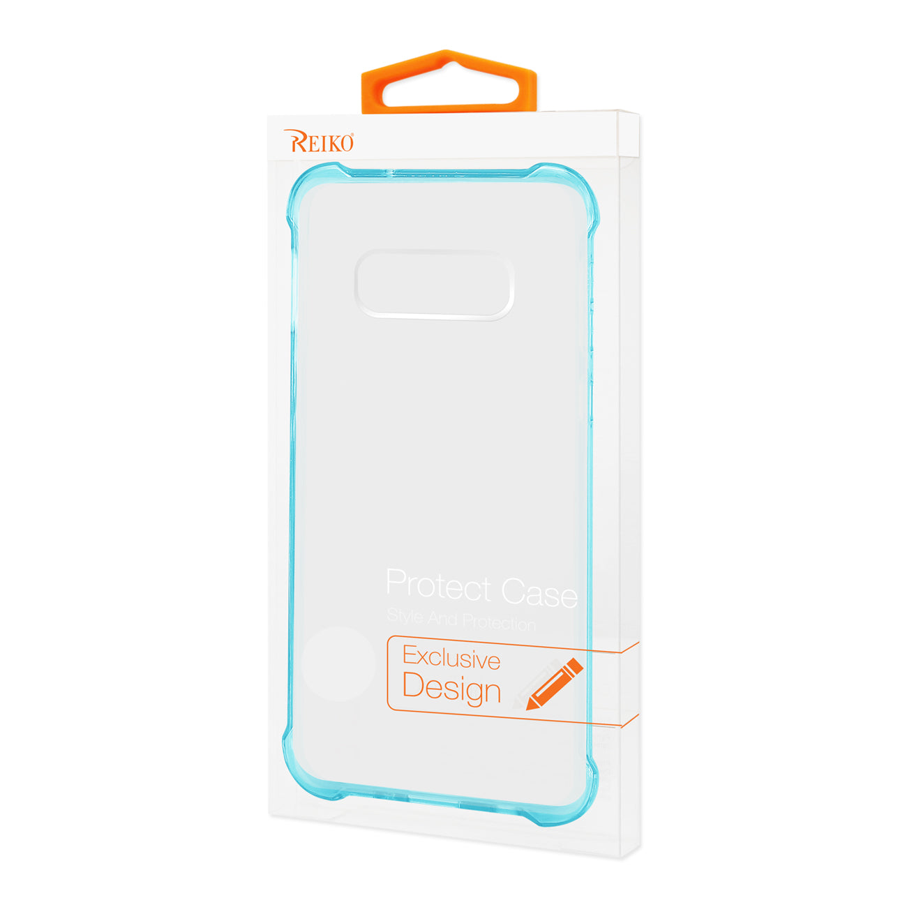 SAMSUNG GALAXY S10 Lite(S10e) Clear Bumper Case With Air Cushion Protection In Clear Navy