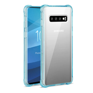SAMSUNG GALAXY S10 Plus Clear Bumper Case With Air Cushion Protection In Clear Navy