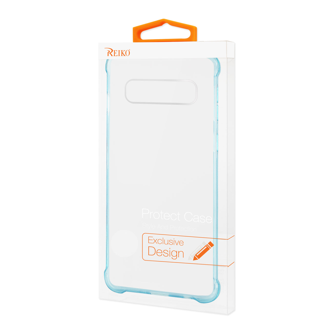 SAMSUNG GALAXY S10 Plus Clear Bumper Case With Air Cushion Protection In Clear Navy