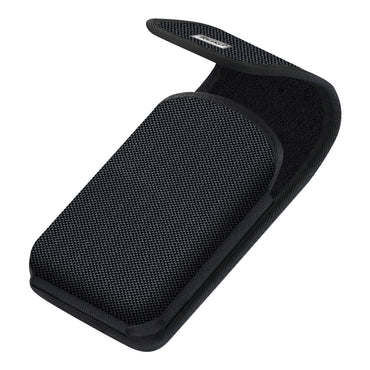Reiko Vertical Rugged Custom EVA Pouch With Magnetic Closure and Belt Clip In Black (6.6 x3.5 x 0.7 Inches)