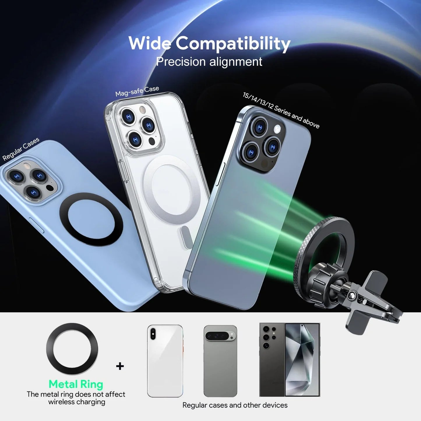 Air Vent Magnetic Car Holder