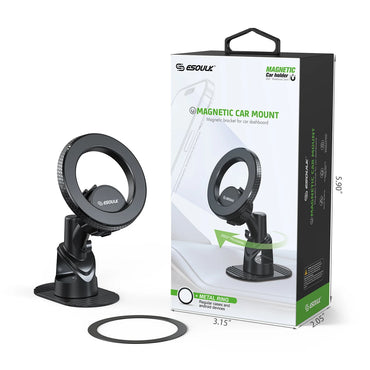 Magnetic Car Mount Phone Holder with 360å¡ Rotation SKU:HLD-EK3008BK