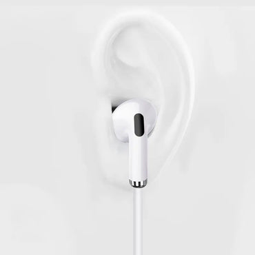 REIKO IN-EAR HEADPHONES WITH MIC FOR IOS IN WHITE