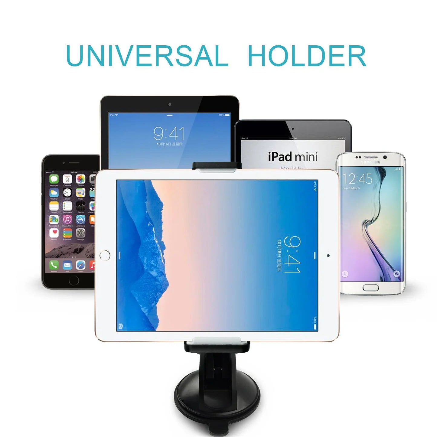 Universal Car Holder for Tablet & Smartphone