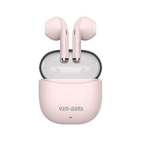 Wireless Headset Bluetooth 5.0 Headphones Stereo Twin Earbuds BT-VDBT030 In pink SKU:BT-030PK