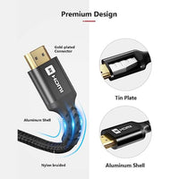 6.6FT High Speed 8K HDMI Cable 2.1 In Black