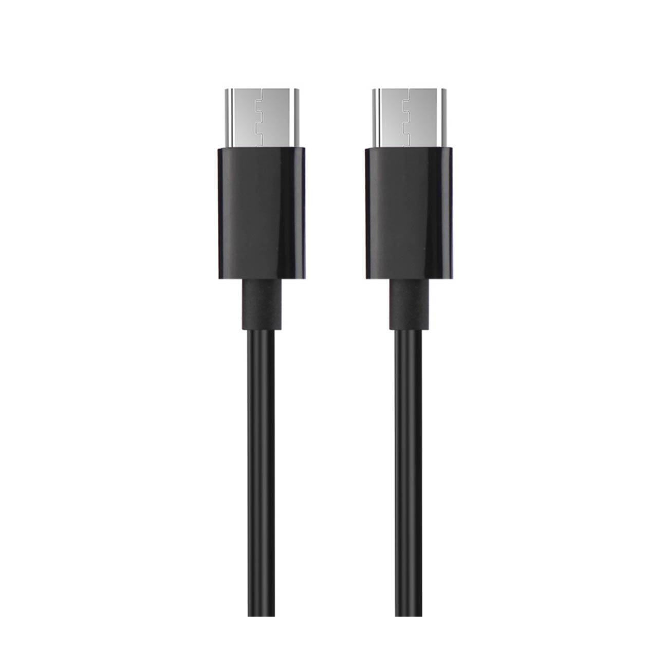 USB C TO TYPE C CHARGE & SYNC DATA CABLE 3.3 FT IN BLACK