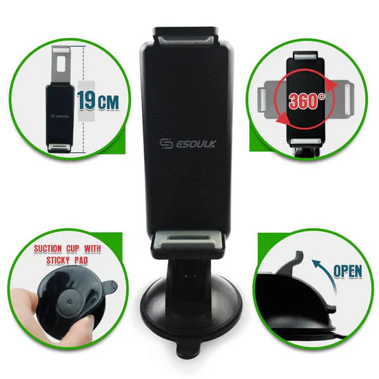 Universal Car Holder for Tablet & Smartphone