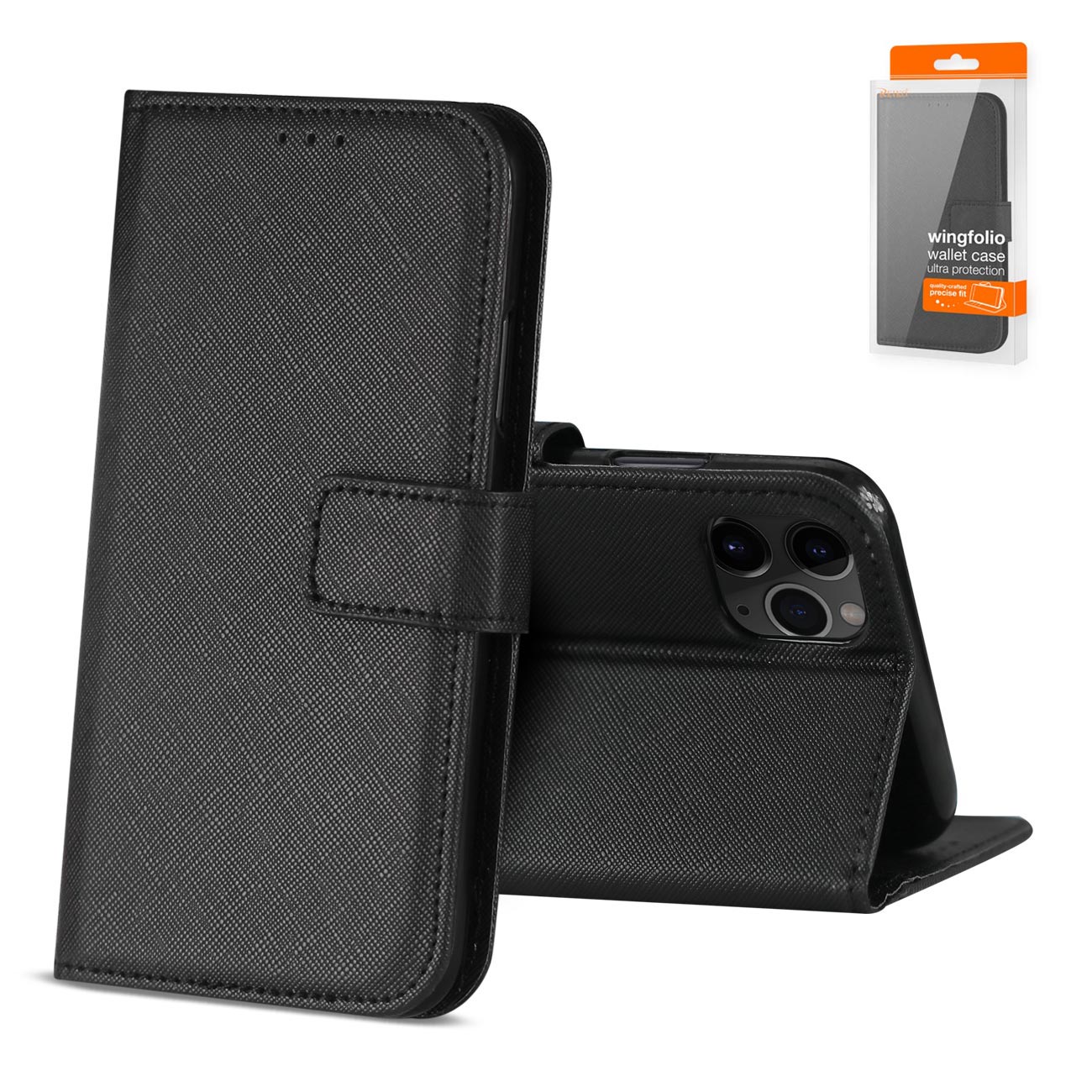 Reiko APPLE IPHONE 11 PRO 3-In-1 Wallet Case In BLACK