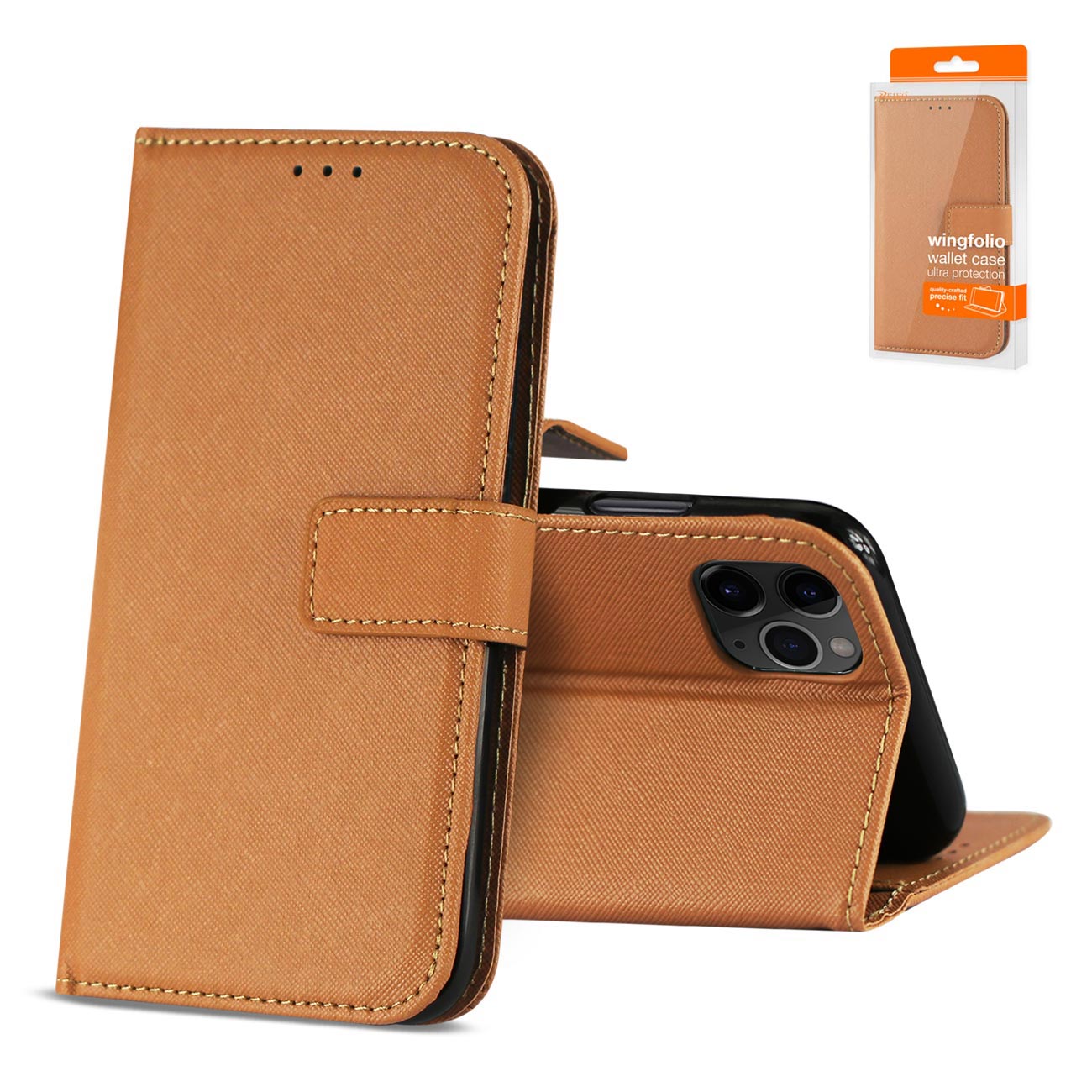 Reiko APPLE IPHONE 11 PRO 3-In-1 Wallet Case In BROWN