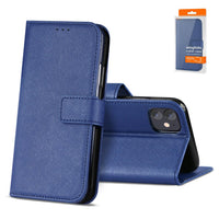 Slim Stand Case with Card Holder Slots APPLE IPHONE 12 MINI In Blue
