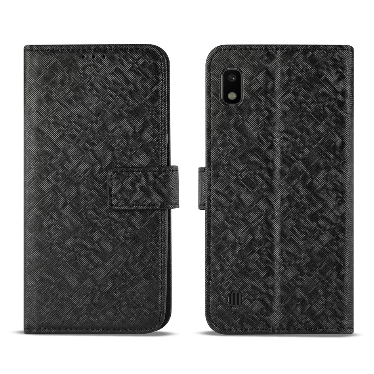 Reiko SAMSUNG GALAXY A10 3-In-1 Wallet Case In BLACK
