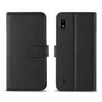 Reiko SAMSUNG GALAXY A10 3-In-1 Wallet Case In BLACK
