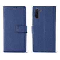 Reiko SAMSUNG GALAXY NOTE 10 3-In-1 Wallet Case In BLUE