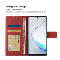 Reiko SAMSUNG GALAXY A70 3-In-1 Wallet Case In RED