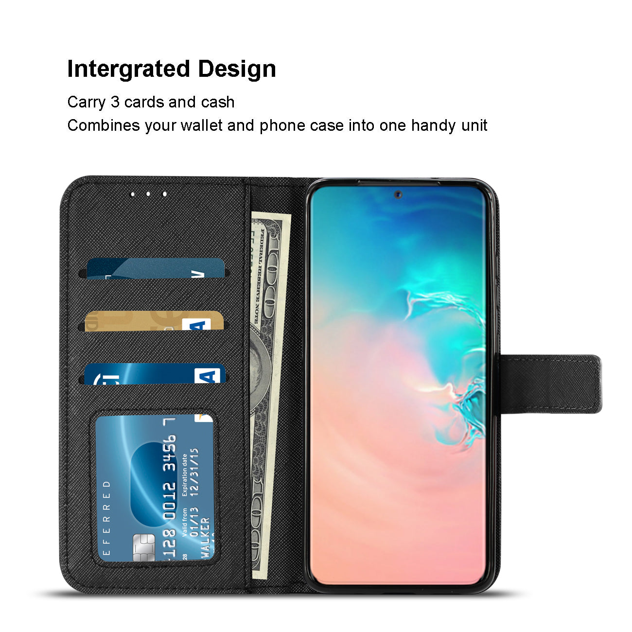 Reiko SAMSUNG GALAXY S20 3-In-1 Wallet Case In Black
