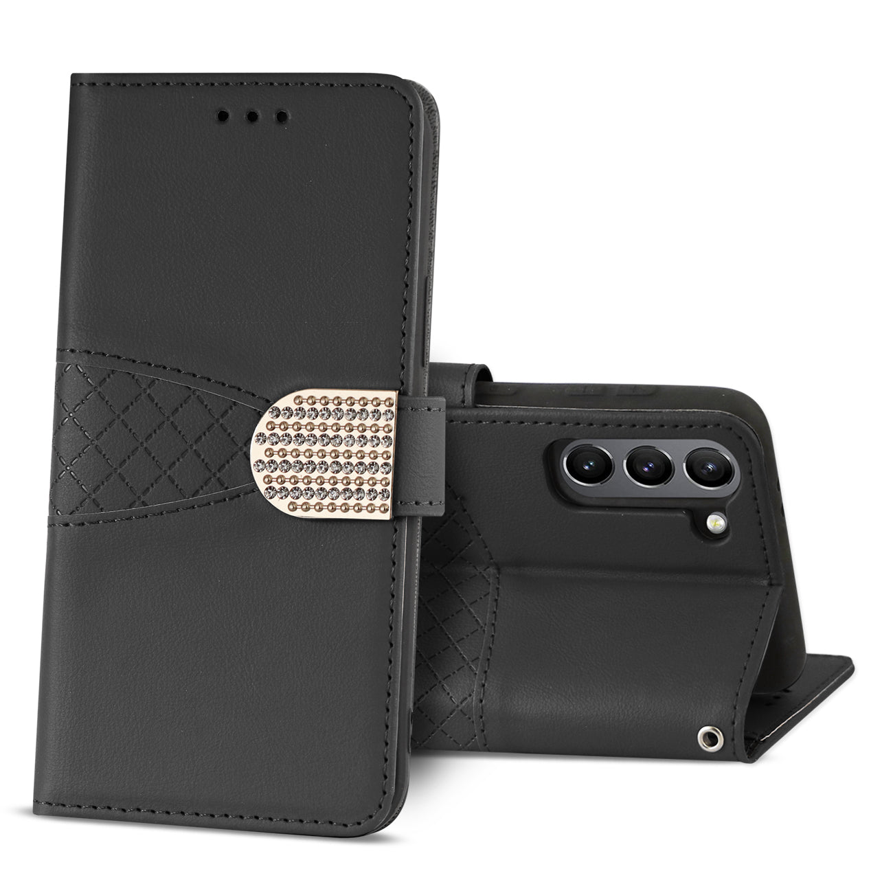 Reiko 3-In-1 Wallet Case SAMSUNG GALAXY S21/S30 In Black