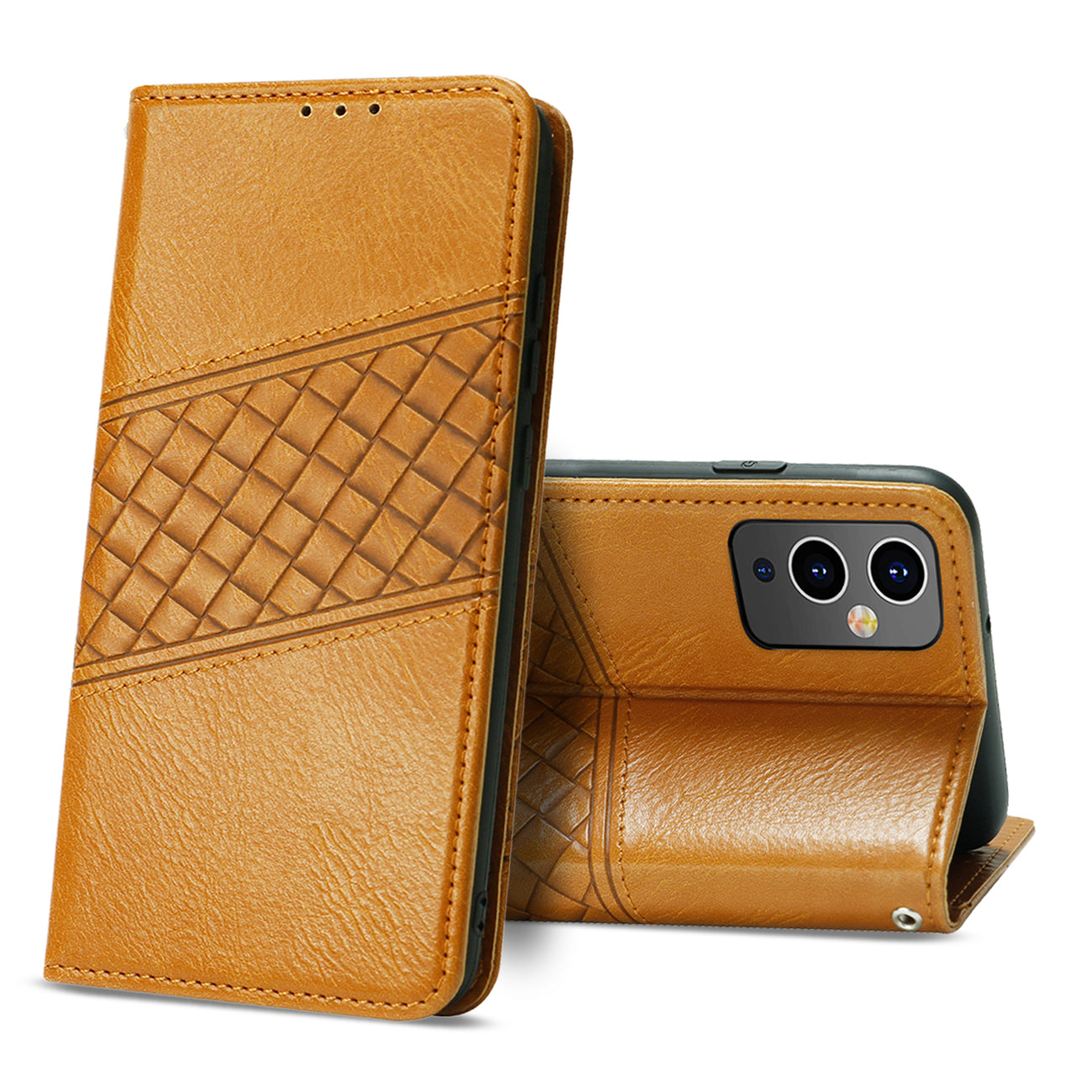 Reiko ONE PLUS 9 5G 3-In-1 Wallet Case In Brown