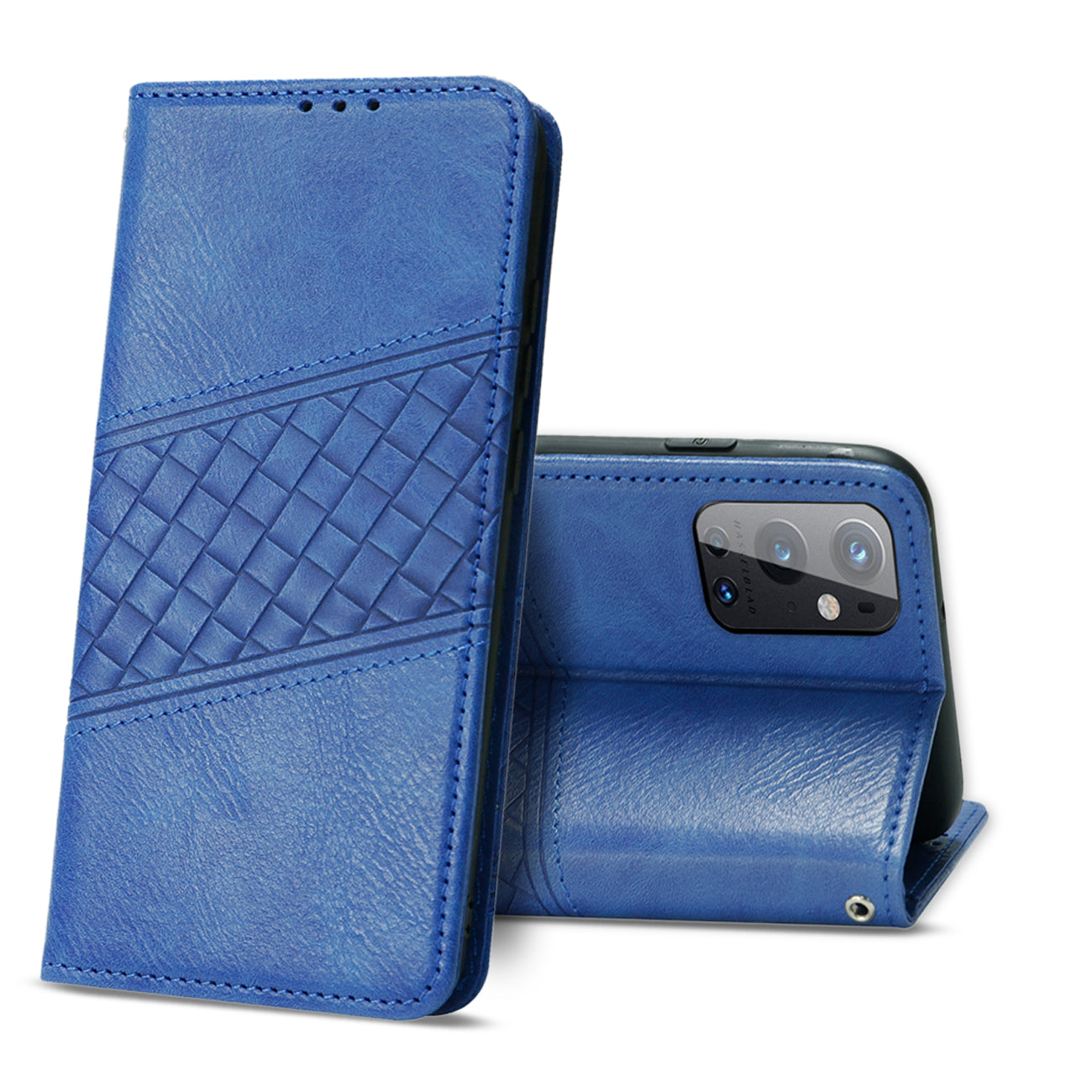 Reiko ONE PLUS 9 PRO 5G 3-In-1 Wallet Case In Blue