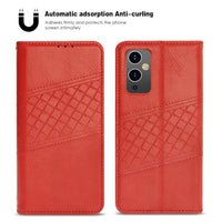 Reiko ONE PLUS 9 5G 3-In-1 Wallet Case In Red