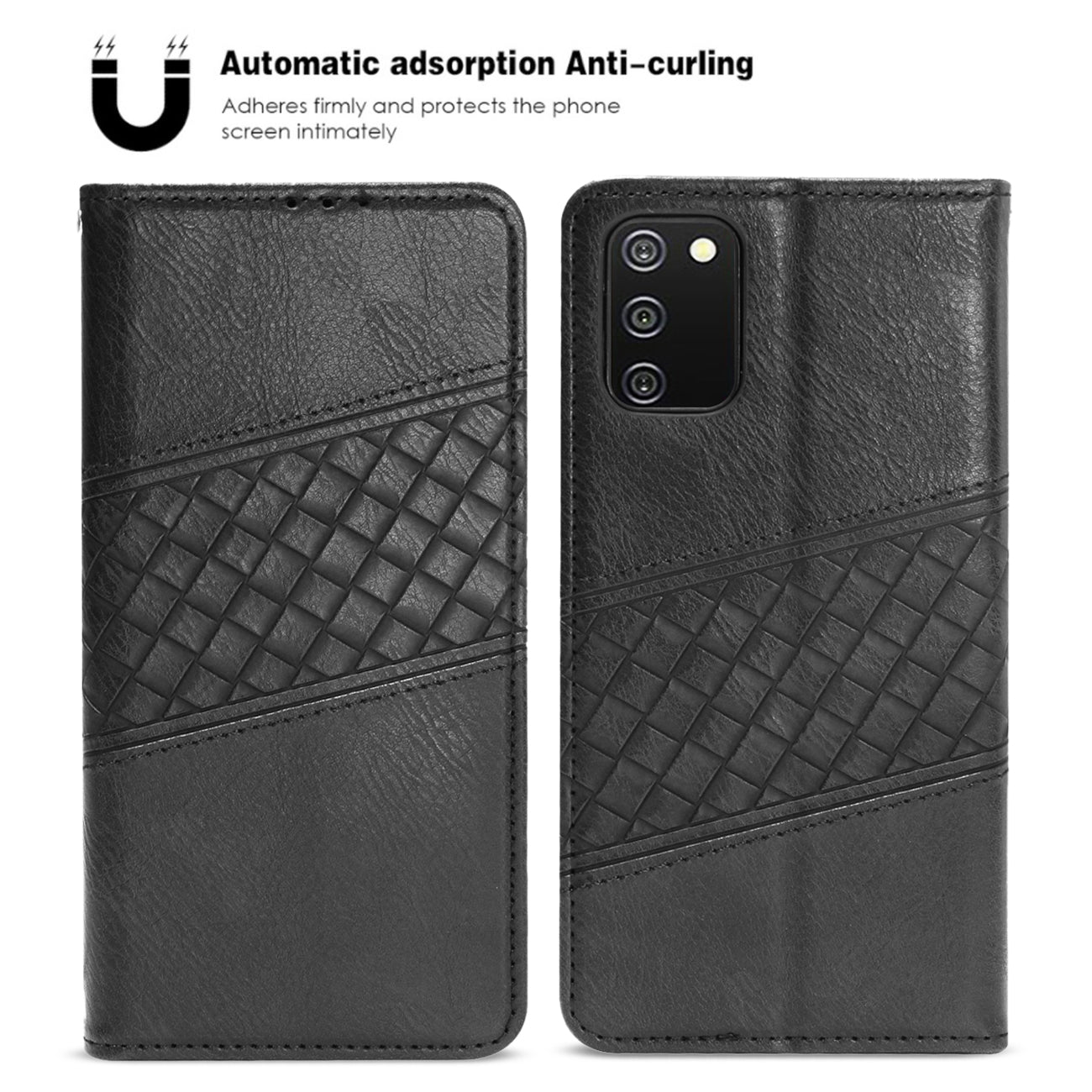 Reiko Samsung Galaxy A02S 3-In-1 Wallet Case In Black