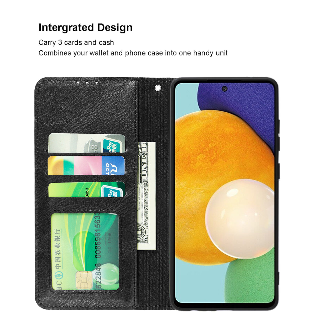 Reiko Apple iPhone 12 Pro Max 3-In-1 Wallet Case In Black