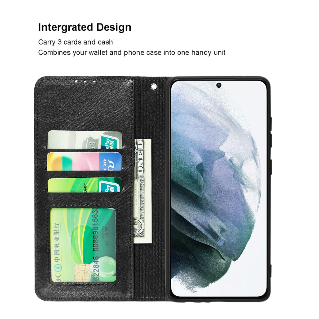 Reiko Samsung Galaxy A02S 3-In-1 Wallet Case In Black