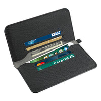 REIKO UNIVERSAL WALLET PHONE CASE IPHONE 6 PLUS/ 6S PLUS/ 7 PLUS/ SAMSUNG GALAXY S8 EDGE WITH SIDE POCKETS AND MAGNETIC FLAP IN BLACK (6.37X3.21X0.43 INCHES SLIM) (FC33-643204BK)