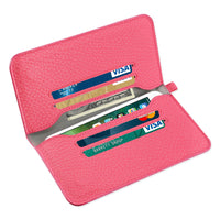 REIKO UNIVERSAL WALLET PHONE CASE WITH SIDE POCKETS AND MAGNETIC FLAP FOR SAMSUNG NOTE 5 (6.180X3.15X0.45 INCHES) IN HOT PINK (FC33-623205HK)