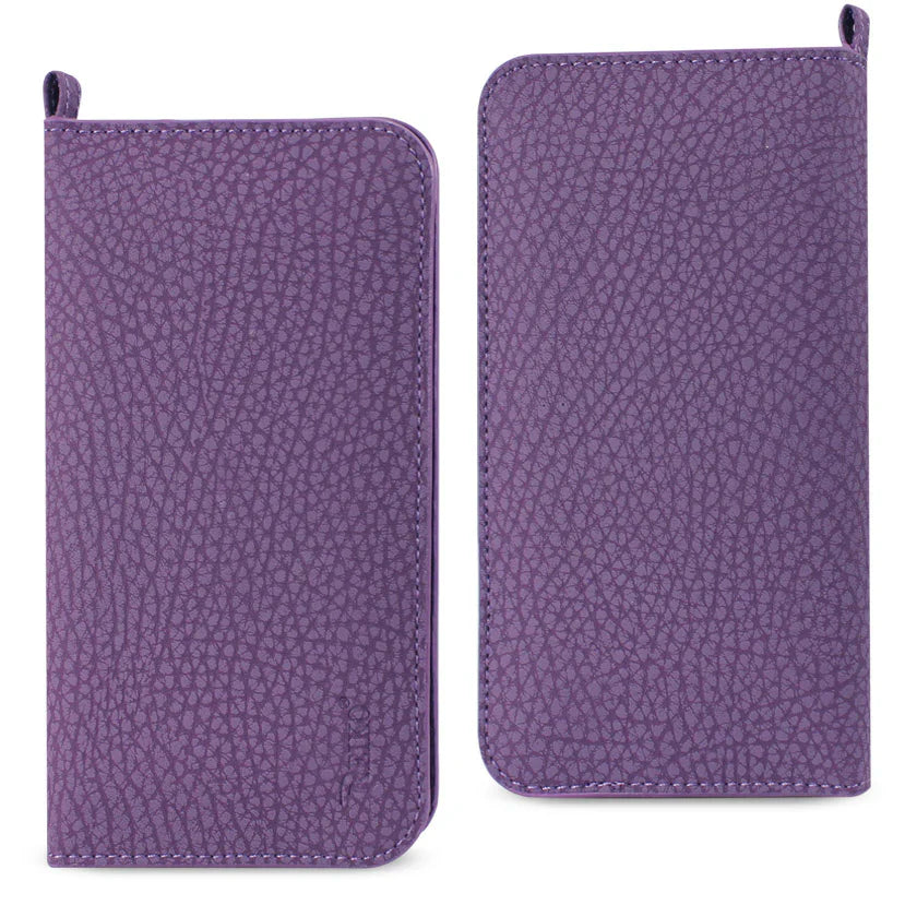 REIKO UNIVERSAL WALLET PHONE CASE WITH SIDE POCKETS AND MAGNETIC FLAP FOR IPHONE 6 /6S (5.59X2.79X0.42 INCHES) IN NAVY (FC33-562804PP)