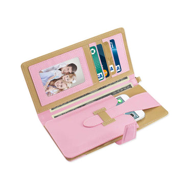 REIKO IPHONE 6/ 6S TWO TONE SUPER WALLET CASE WITH MULTIPLE CARD SLOTS IN PINK GOLD (FC35-IPHONE6PKGD)