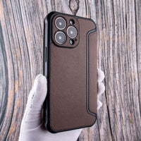 Magnetic wallet Leather phone case For Apple iPhone 14 Plus In Brown