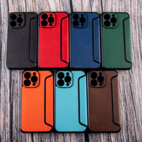 Magnetic wallet Leather phone case For Apple iPhone 14 Pro In Orange