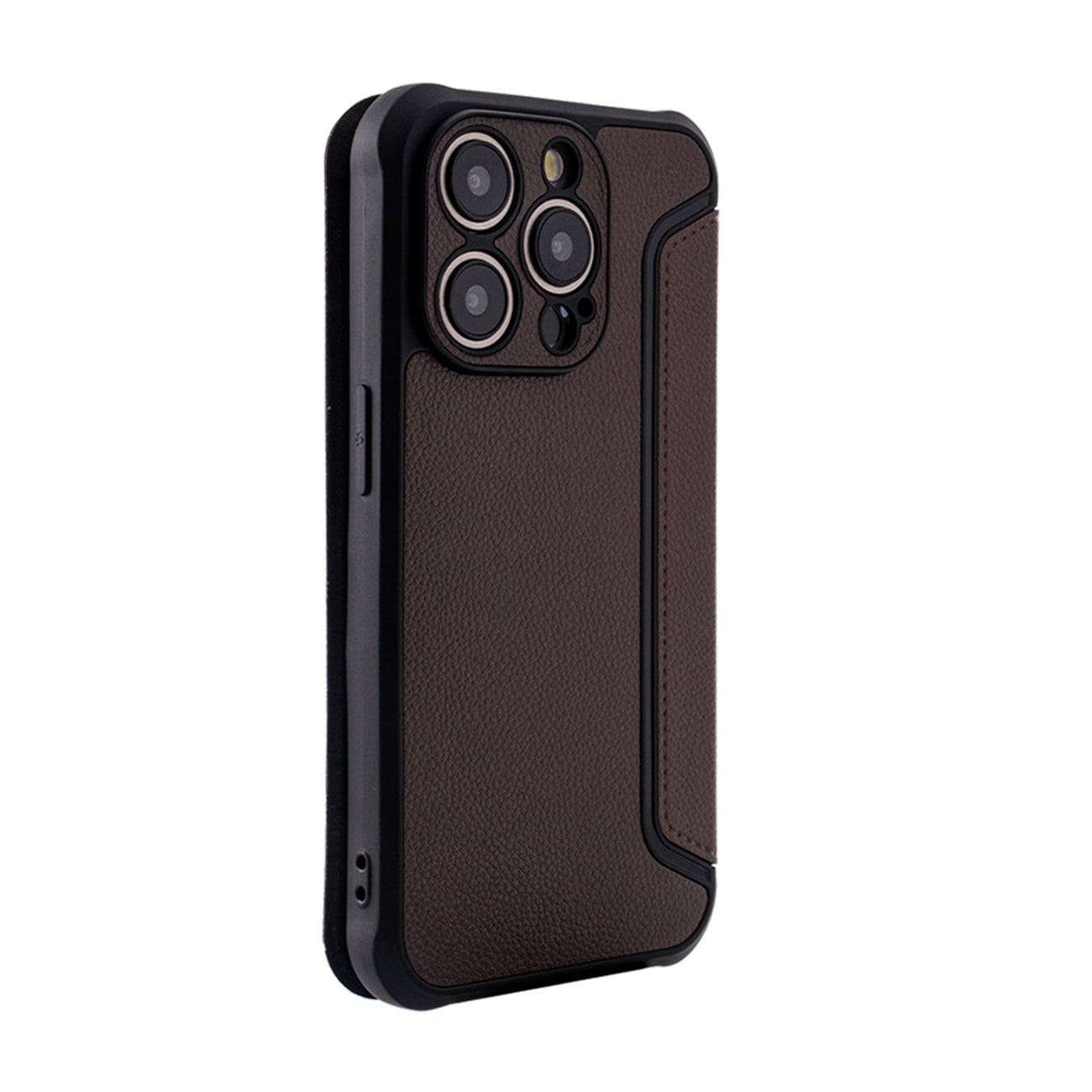 Magnetic wallet Leather phone case For Apple iPhone 15 PRO In Brown