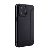 Magnetic wallet Leather phone case For Apple iPhone 15 PRO MAX In Black