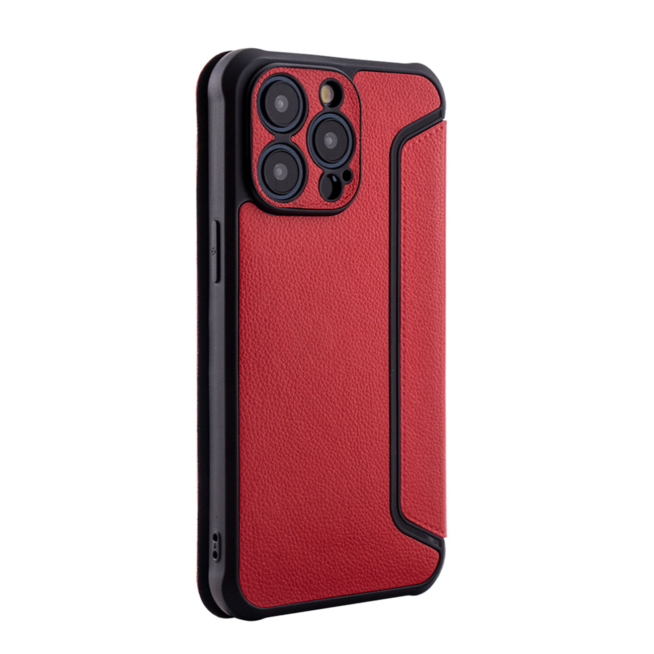 Magnetic wallet Leather phone case For Apple iPhone 15 PRO MAX In Red