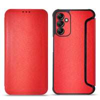 Magnetic wallet Leather phone case For Samsung Galaxy A14 5G In Red