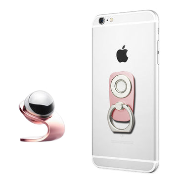 360 Degree Rotating Magnet Car Holder In Rose Gold